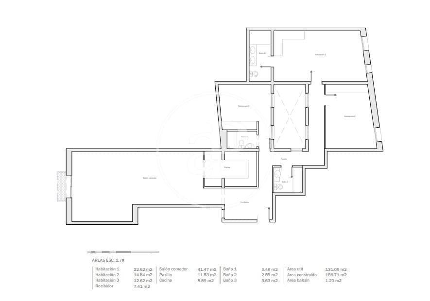 3 soverom Leilighet til salgs i Barcelona by - € 897 000 (Ref: 9651940)