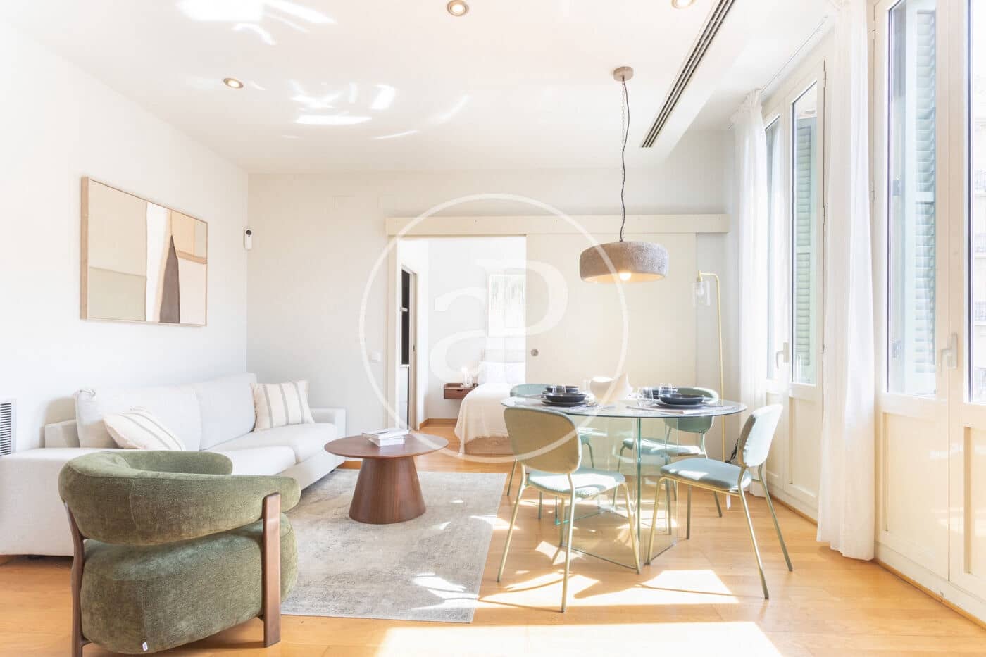 2 quarto Apartamento para arrendar em Barcelona cidade - 2 300 € (Ref: 9677738)