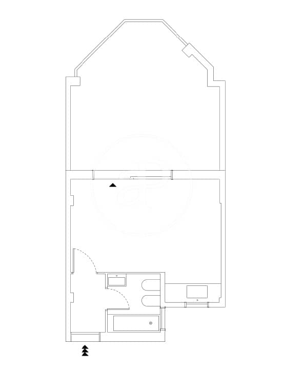 1 soverom Penthouse til salgs i Barcelona by - € 330 000 (Ref: 9686404)