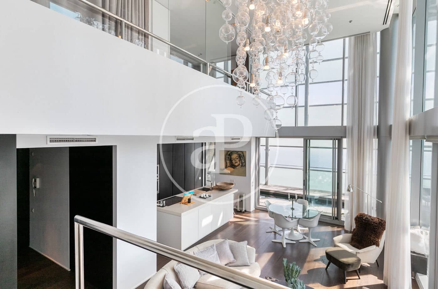 4 soveværelse Penthouse til leje i Barcelona by med swimmingpool - € 7.835 (Ref: 9714924)