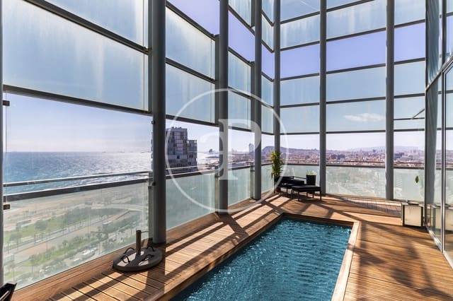 Ático de 4 habitaciones en Diagonal Mar i El Front Marítim del Poblenou, Barcelona ciudad en alquiler con piscina - 7.835 € (Ref: 9714924)