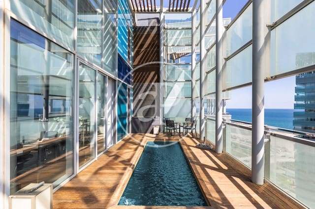 Ático de 4 habitaciones en Diagonal Mar i El Front Marítim del Poblenou, Barcelona ciudad en alquiler con piscina - 7.835 € (Ref: 9714924)