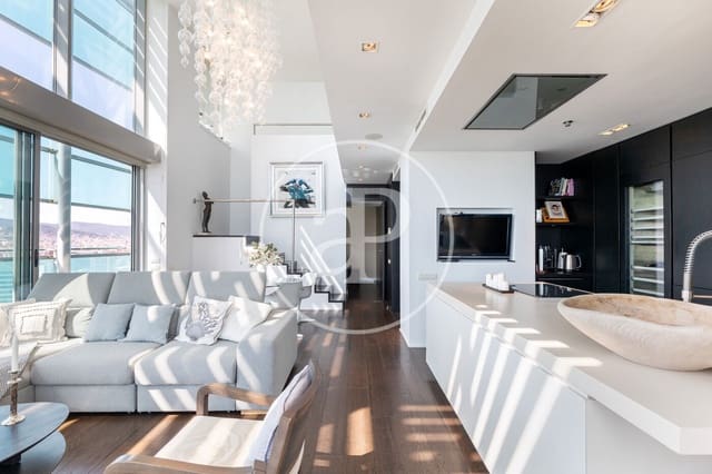 Ático de 4 habitaciones en Diagonal Mar i El Front Marítim del Poblenou, Barcelona ciudad en alquiler con piscina - 7.835 € (Ref: 9714924)