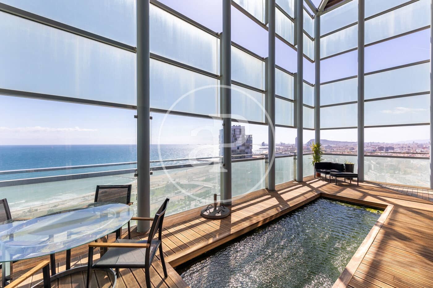 Ático de 4 habitaciones en Barcelona ciudad en alquiler con piscina - 7.835 € (Ref: 9714924)