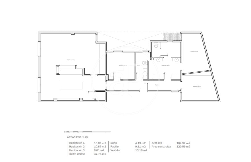 Apartamento de 3 habitaciones en Barcelona ciudad en venta - 1.500.000 € (Ref: 9738547)