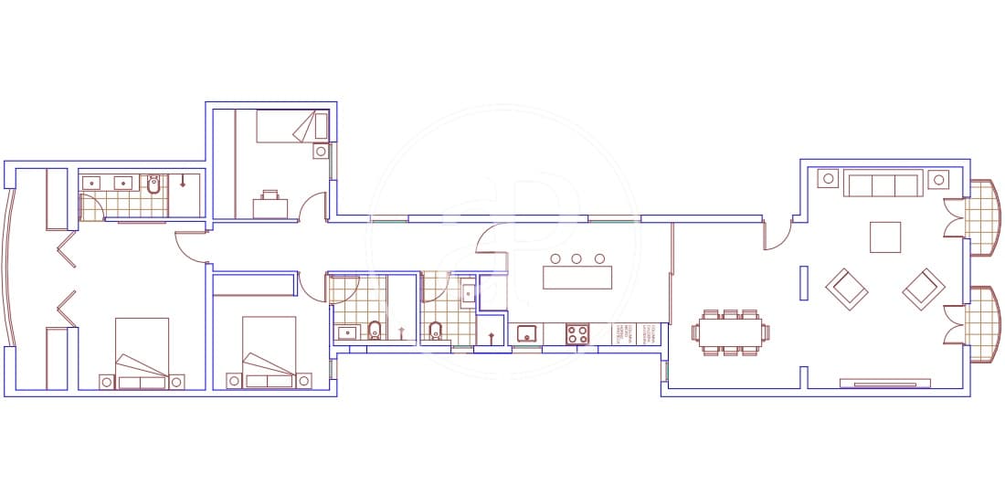 3 camera da letto Appartamento in vendita in Barcelona citta - 1.190.000 € (Rif: 9741724)
