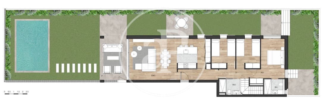 Apartamento de 3 habitaciones en Sant Cugat del Vallès en venta - 1.200.000 € (Ref: 9741727)