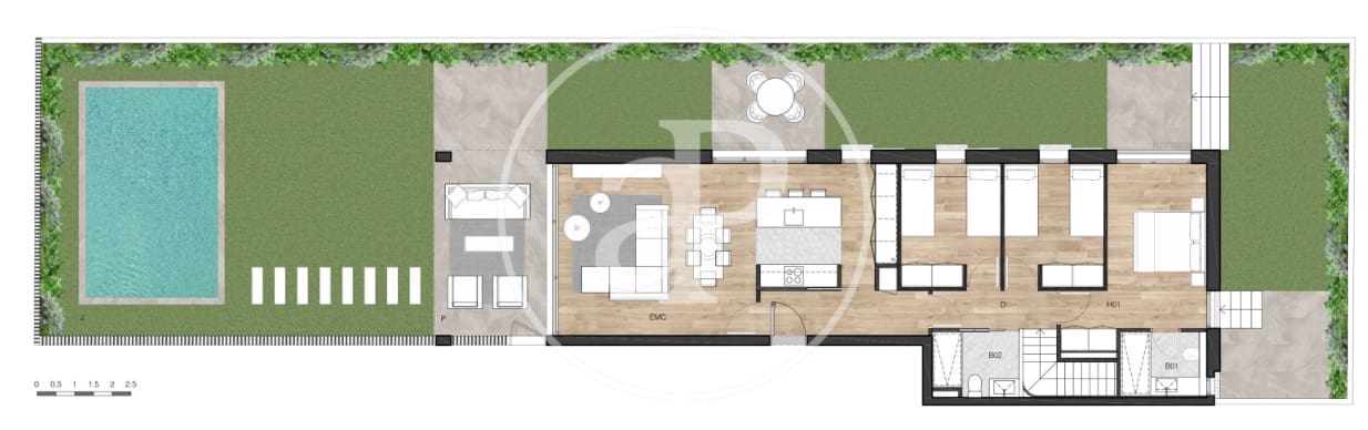 Apartamento de 3 habitaciones en Sant Cugat del Vallès en venta - 1.050.000 € (Ref: 9741727)