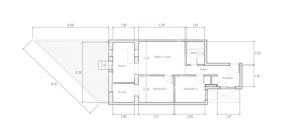 2 slaapkamer Appartement te koop in Barcelona stad - € 460.000 (Ref: 9783242)