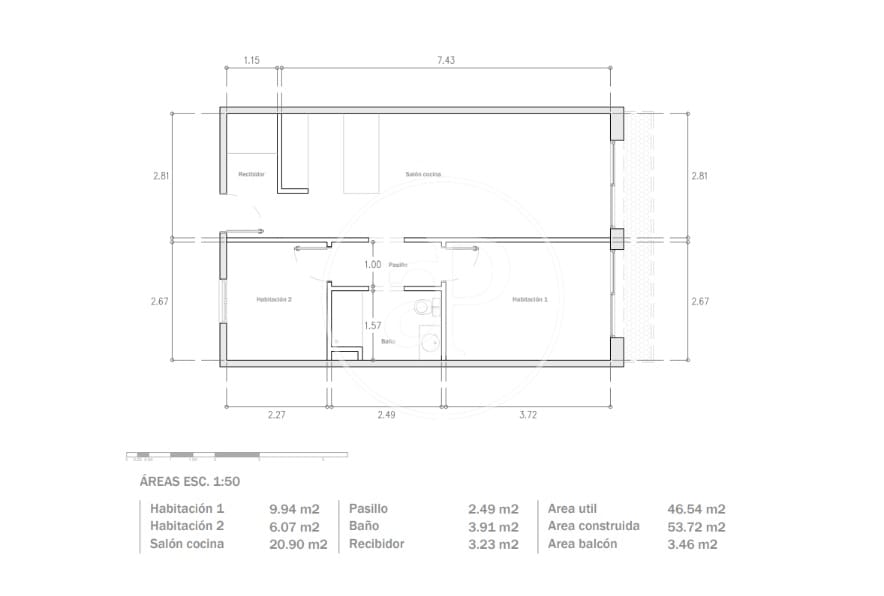 2 camera da letto Appartamento in vendita in Barcelona citta con piscina - 480.000 € (Rif: 9791039)