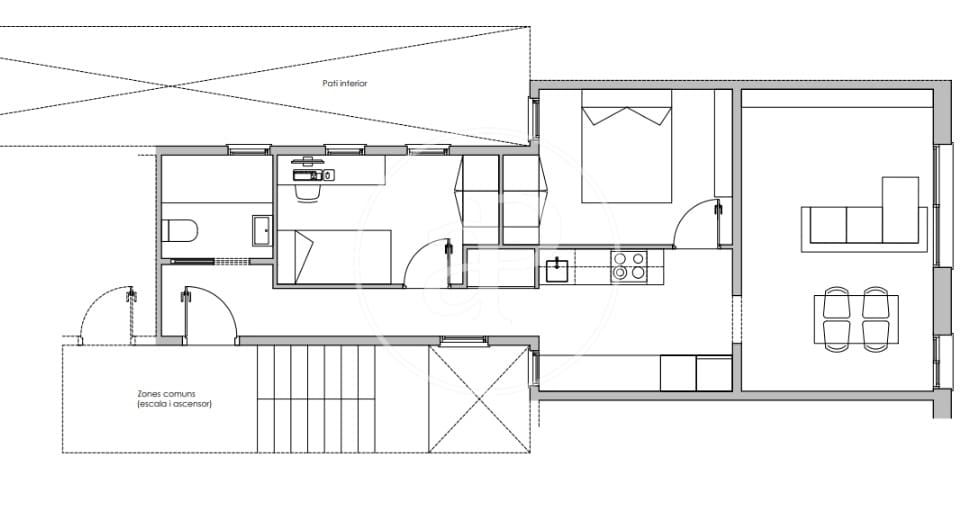 2 soverom Leilighet til salgs i Barcelona by - € 376 000 (Ref: 9794604)