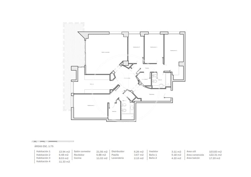 4 sypialnia Apartament na sprzedaż w Miasto Barcelona z basenem - 1 330 000 € (Ref: 9794605)