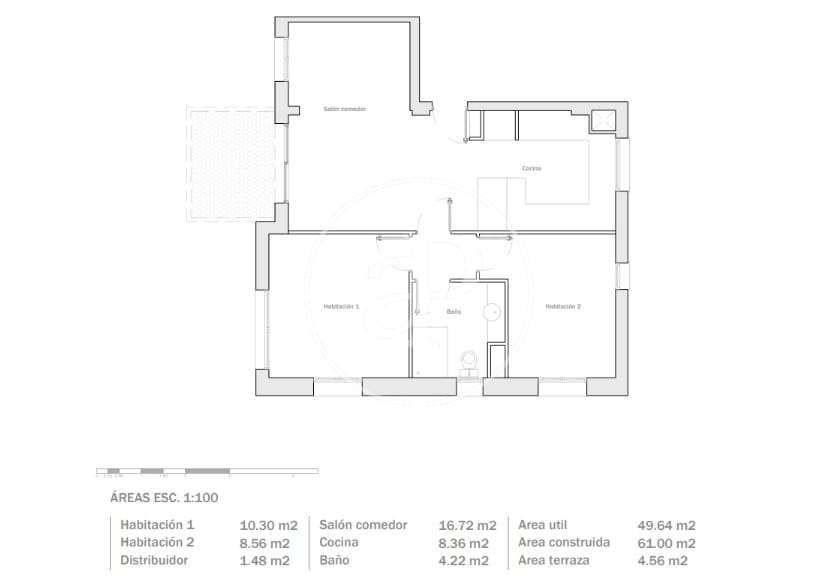 2 bedroom Apartment for sale in Barcelona city - € 525,000 (Ref: 9799241)