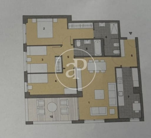 Apartamento de 3 habitaciones en Sant Cugat del Vallès en venta con piscina - 625.000 € (Ref: 9806465)
