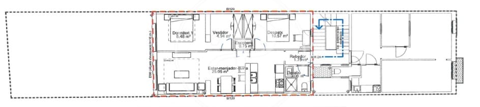 Apartamento de 2 habitaciones en Barcelona ciudad en venta - 335.000 € (Ref: 9807947)