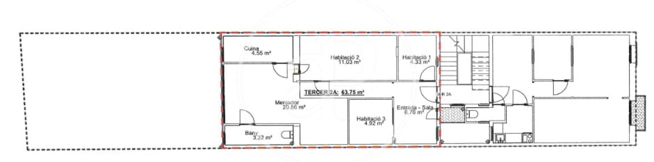 Apartamento de 2 habitaciones en Barcelona ciudad en venta - 335.000 € (Ref: 9807947)