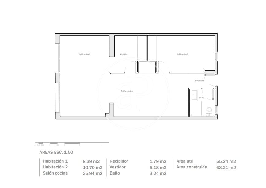 2 bedroom Apartment for sale in Barcelona city - € 325,000 (Ref: 9807947)