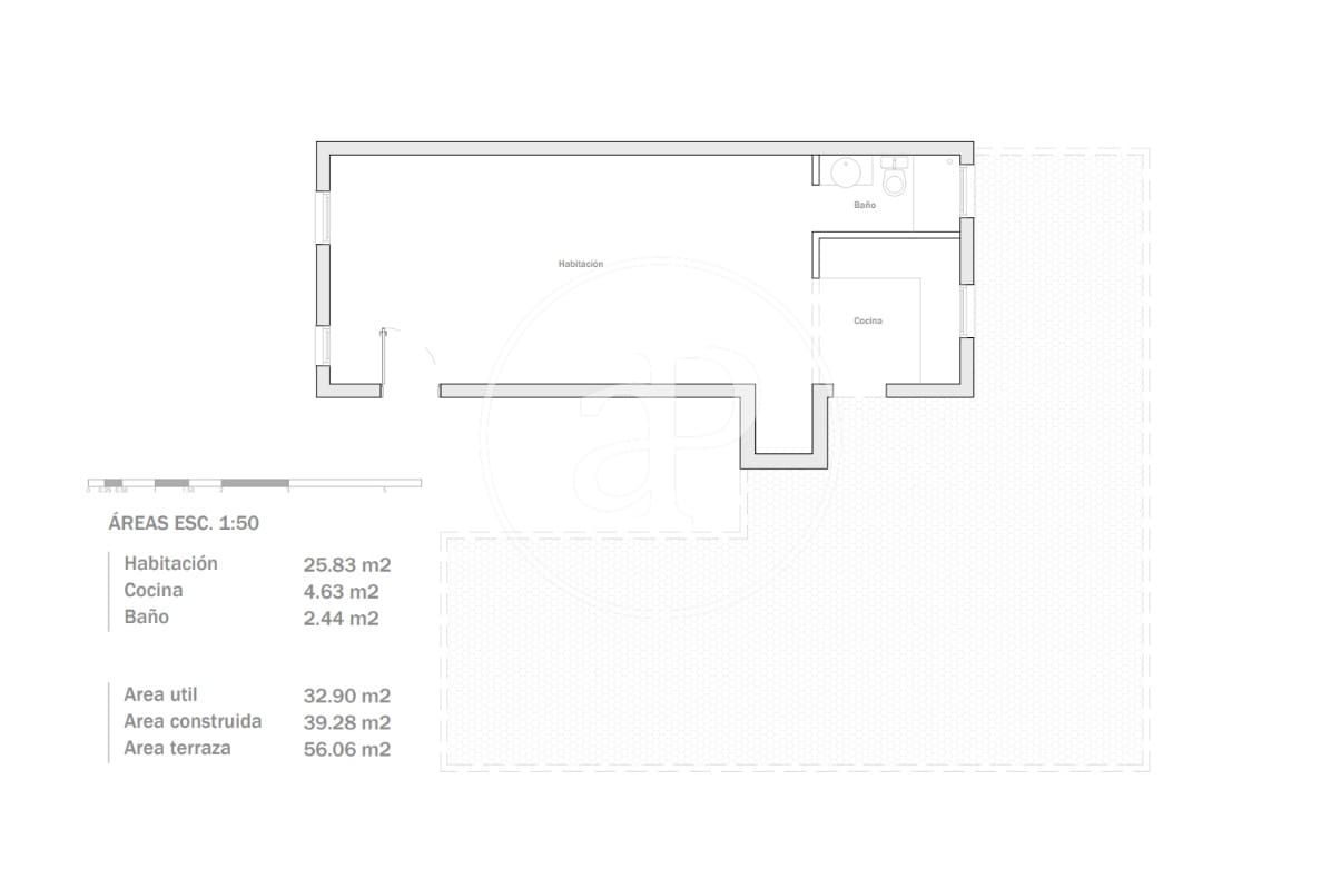 1 quarto Apartamento para venda em Barcelona cidade - 340 000 € (Ref: 9811567)
