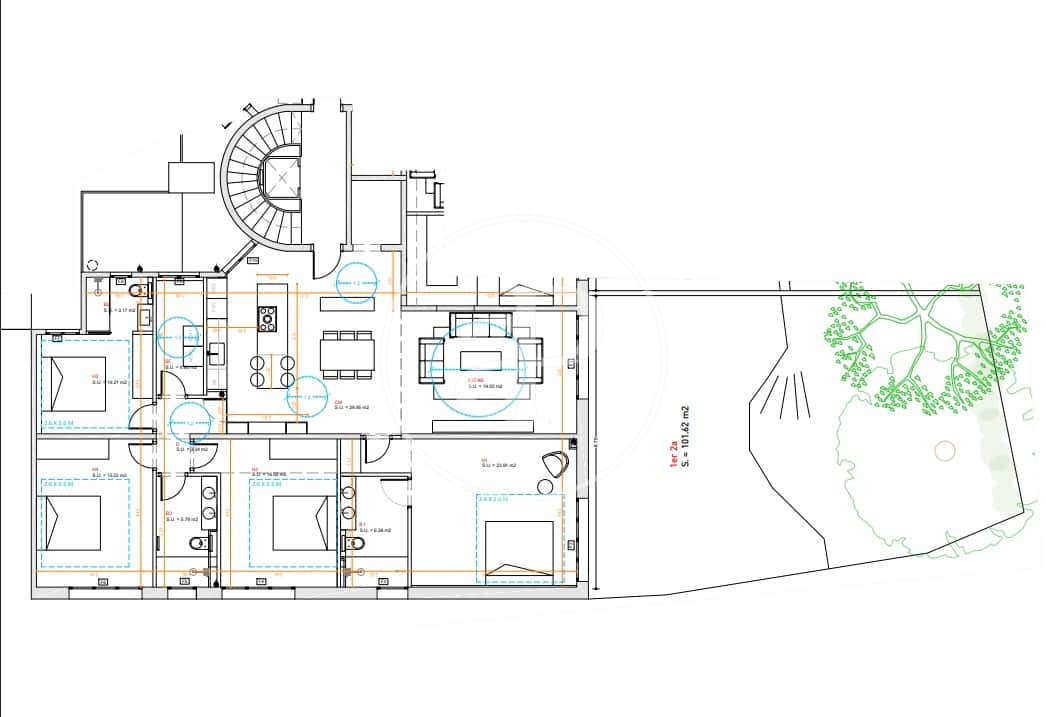 Apartamento de 4 habitaciones en Barcelona ciudad en venta - 1.650.000 € (Ref: 9820489)