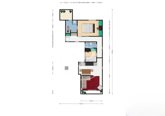 2 slaapkamer Appartement te koop in La Vila de Gràcia, Barcelona stad - € 468.000 (Ref: 9820490)