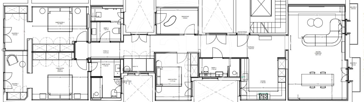 4 chambre Appartement à vendre à Barcelone ville - 2 195 000 € (Ref: 9851735)