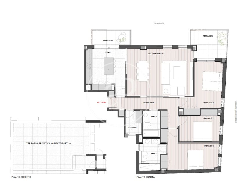 3 bedroom Apartment for rent in Barcelona city with pool garage - € 3,830 (Ref: 9861864)