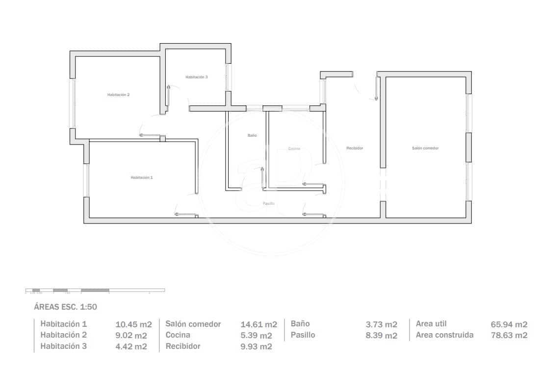 3 camera da letto Appartamento in vendita in Barcelona citta - 360.000 € (Rif: 9865176)