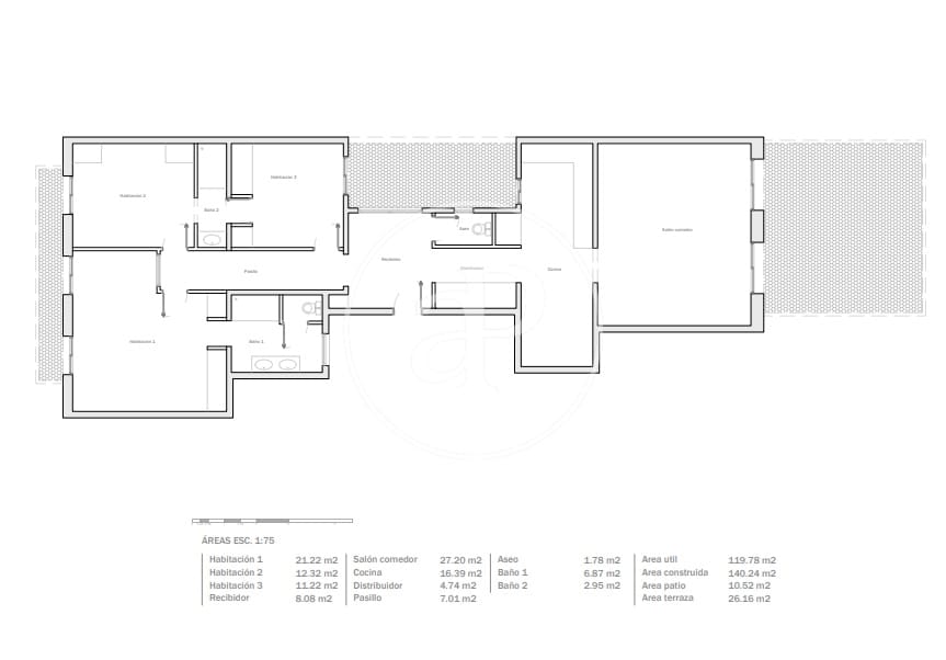 3 makuuhuone Huoneisto myytävänä paikassa Barcelona kaupunki - 1 175 000 € (Ref: 9865178)