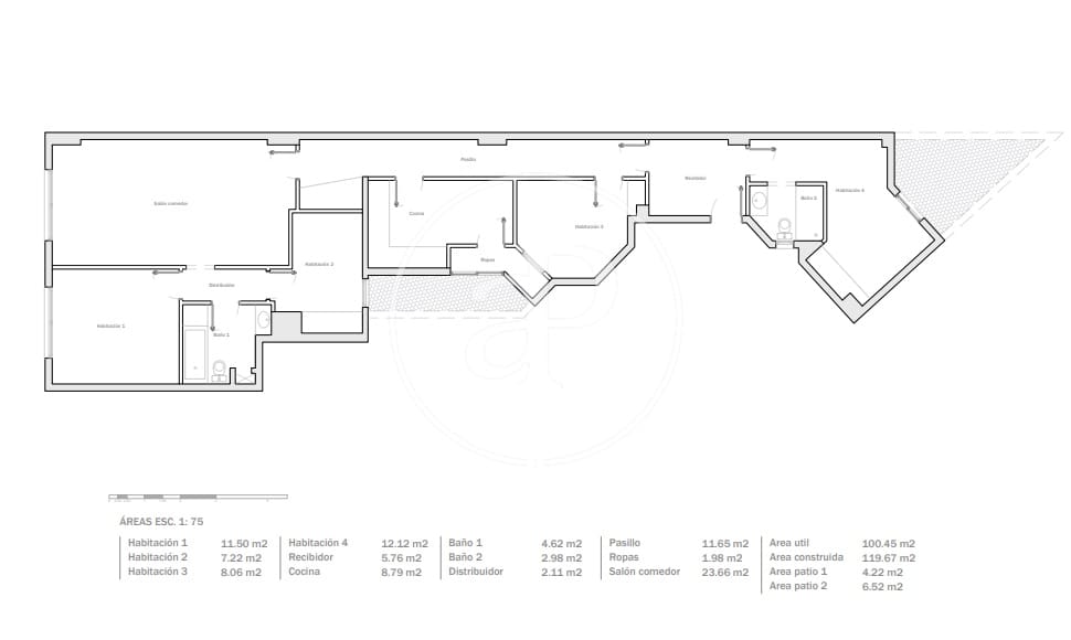 4 bedroom Apartment for sale in Barcelona city - € 550,000 (Ref: 9868584)