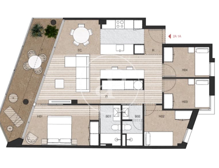 4 bedroom Apartment for rent in Sant Cugat del Valles with garage - € 2,950 (Ref: 9878812)