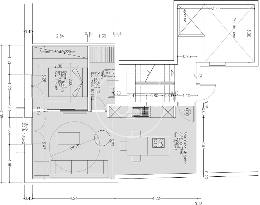 1 soverom Leilighet til salgs i Barcelona by - € 395 000 (Ref: 9892357)