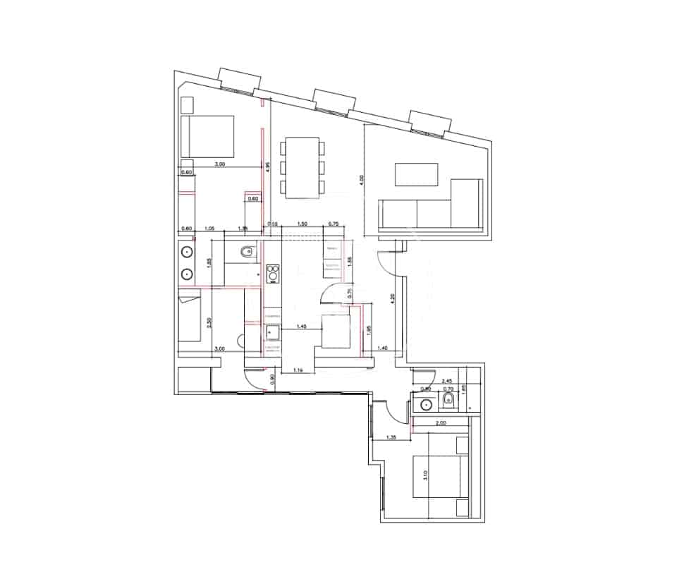 3 camera da letto Appartamento in vendita in Barcelona citta - 1.250.000 € (Rif: 9894454)