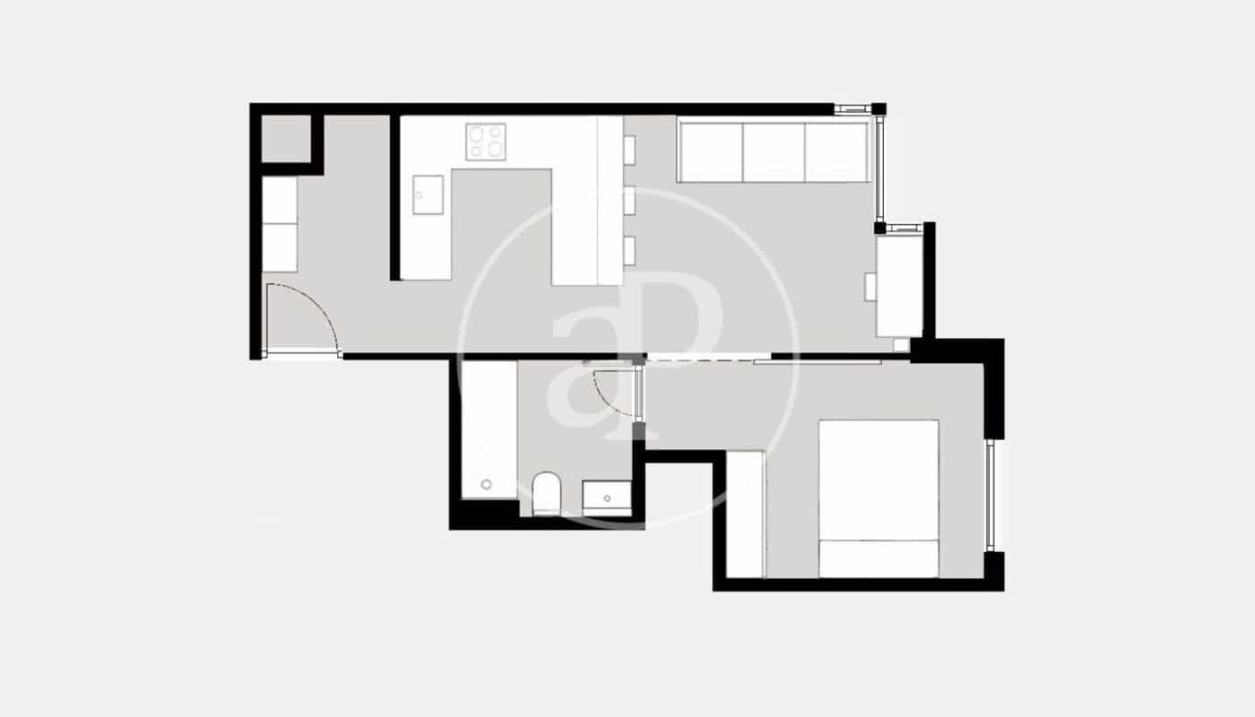 Apartamento de 1 habitación en Barcelona ciudad en venta - 520.000 € (Ref: 9915820)
