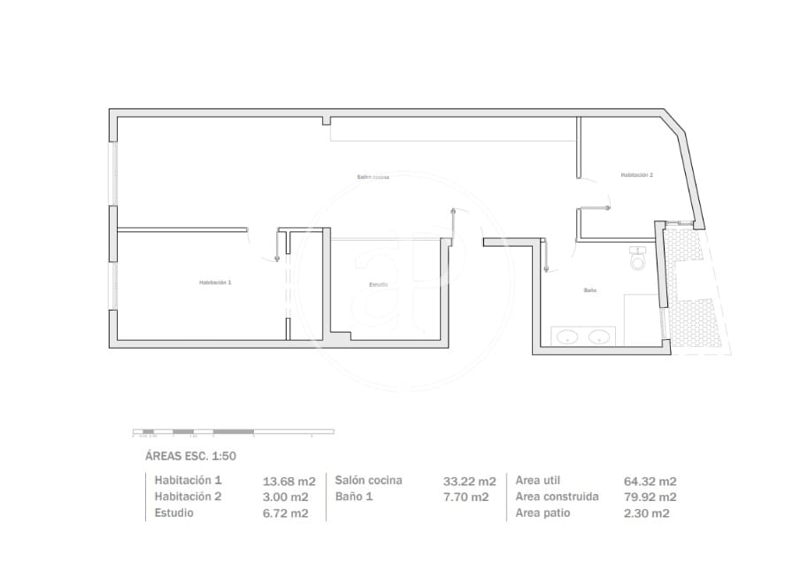 3 Zimmer Apartment zu verkaufen in Barcelona Stadt - 519.000 € (Ref: 9934478)