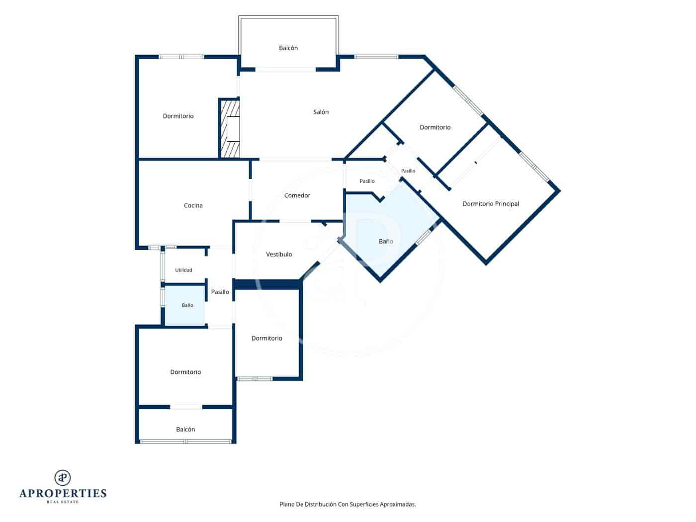Apartamento de 5 habitaciones en Barcelona ciudad en alquiler - 2.850 € (Ref: 9939958)