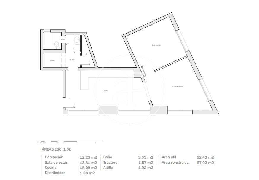1 bedroom Apartment for sale in Barcelona city with pool - € 450,000 (Ref: 9952613)