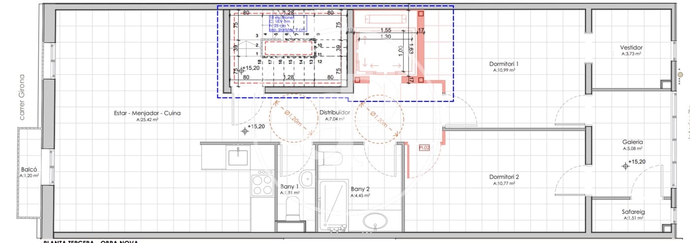 2 Zimmer Apartment zu verkaufen in Barcelona Stadt - 630.000 € (Ref: 9954226)