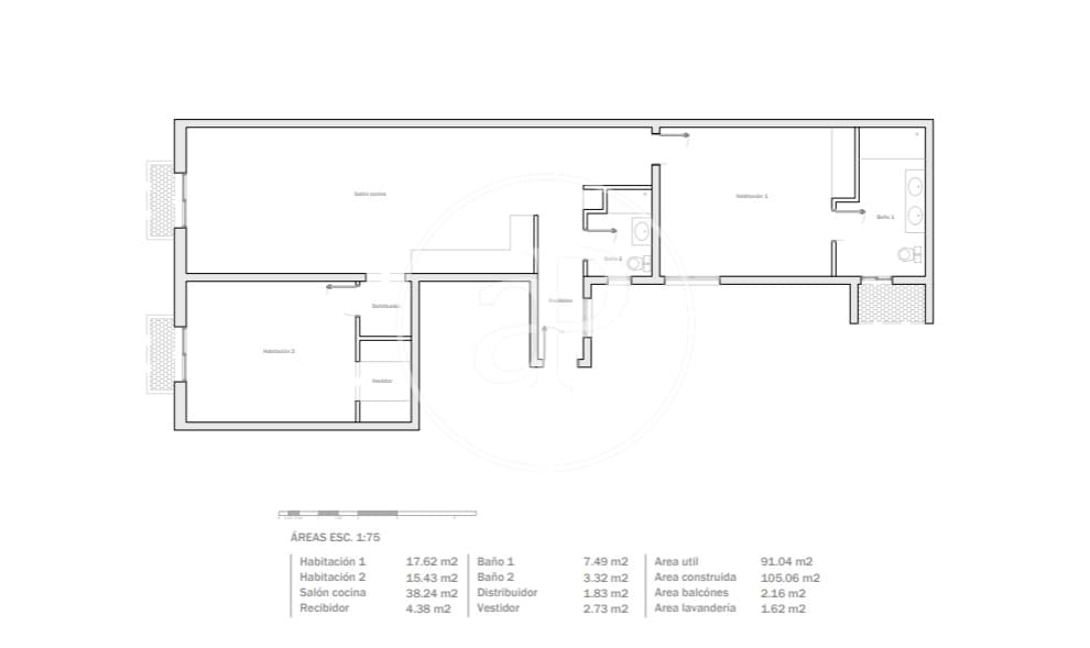 2 camera da letto Appartamento in vendita in Barcelona citta con piscina - 920.000 € (Rif: 9954228)