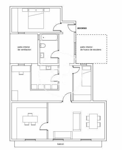 3 soverom Leilighet til leie i Barcelona by - € 2 383 (Ref: 9973314)