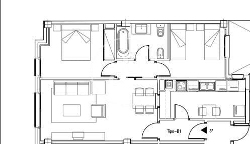 2 makuuhuone Huoneisto myytävänä paikassa Barcelona kaupunki - 395 000 € (Ref: 9973317)