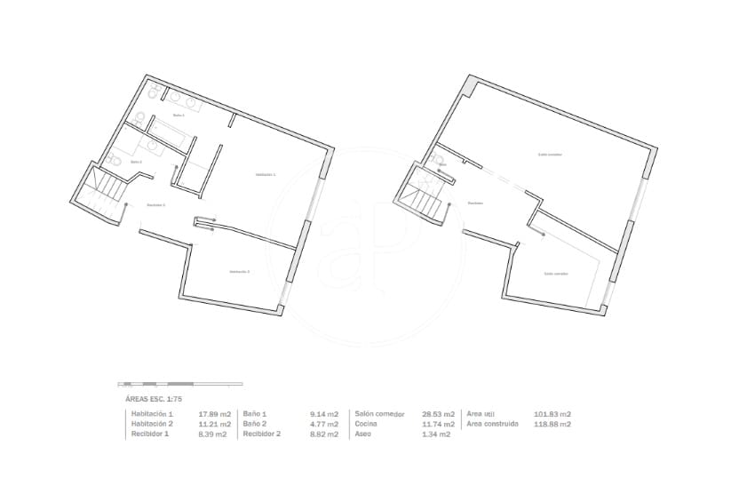 2 sovrum Lägenhet till salu i Barcelona stad med garage - 850 000 € (Ref: 9998809)