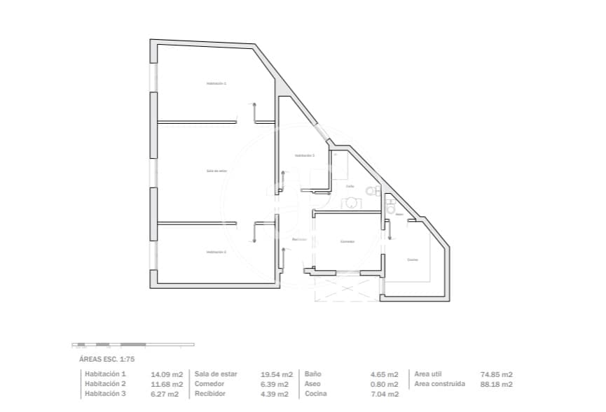 3 sypialnia Apartament na sprzedaż w Miasto Barcelona - 425 000 € (Ref: 9999622)