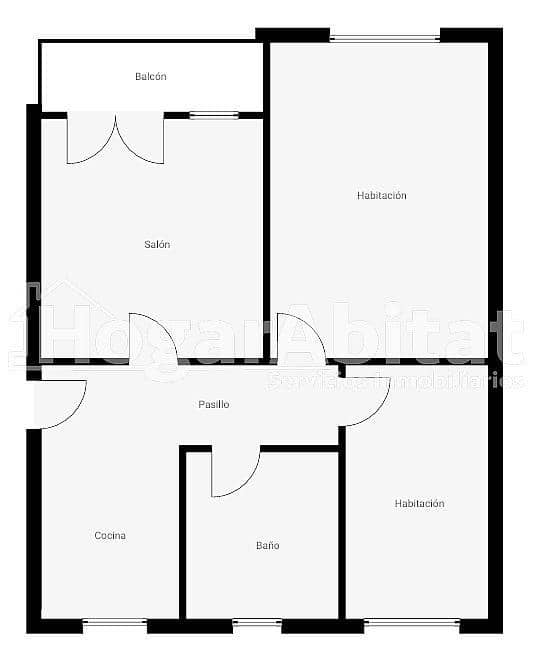 Piso de 2 habitaciones en Alicante / Alacant ciudad en venta - 185.000 € (Ref: 10003734)
