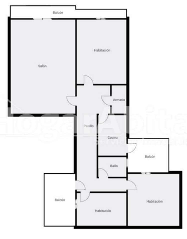 3 camera da letto Appartamento in vendita in Benimamet - 180.000 € (Rif: 10003738)