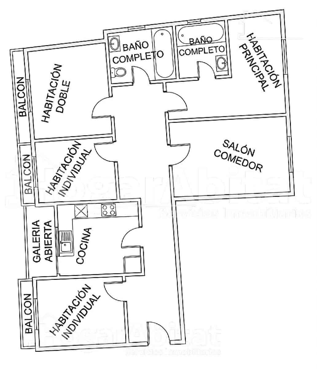 4 bedroom Flat for sale in Moncada with pool garage - € 262,000 (Ref: 10011529)