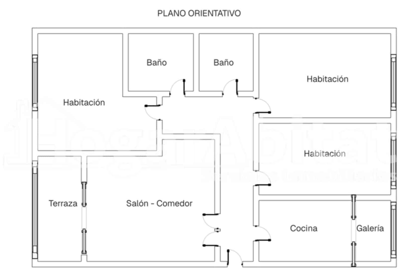 3 soveværelse Lejlighed til salg i Alicante by med garage - € 145.000 (Ref: 10011531)