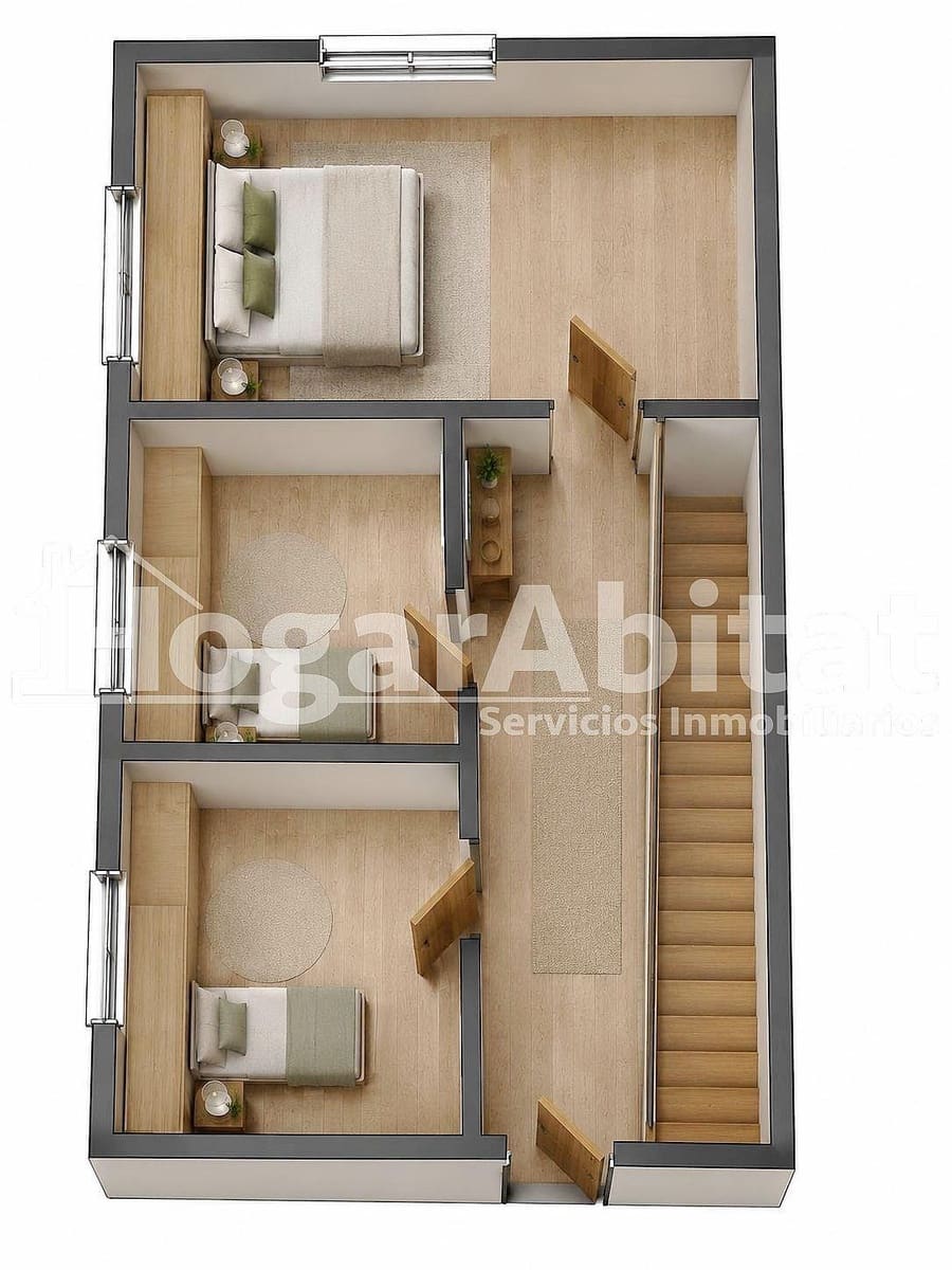 3 bedroom Townhouse for sale in Cullera with garage - € 210,000 (Ref: 10021004)