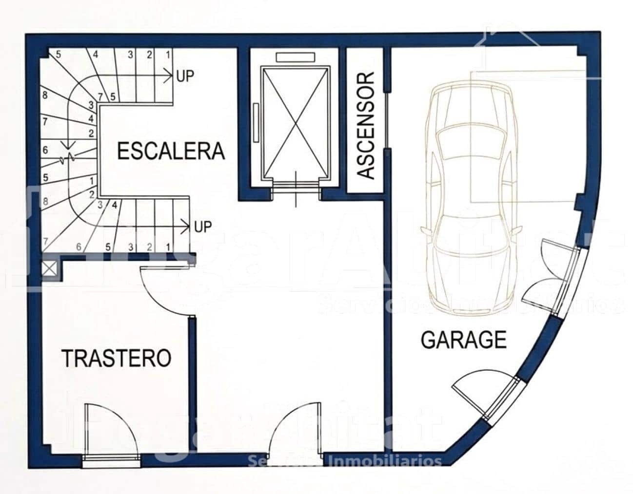 3 quarto Moradia em Banda para venda em Guardamar de la Safor com garagem - 295 000 € (Ref: 10024224)