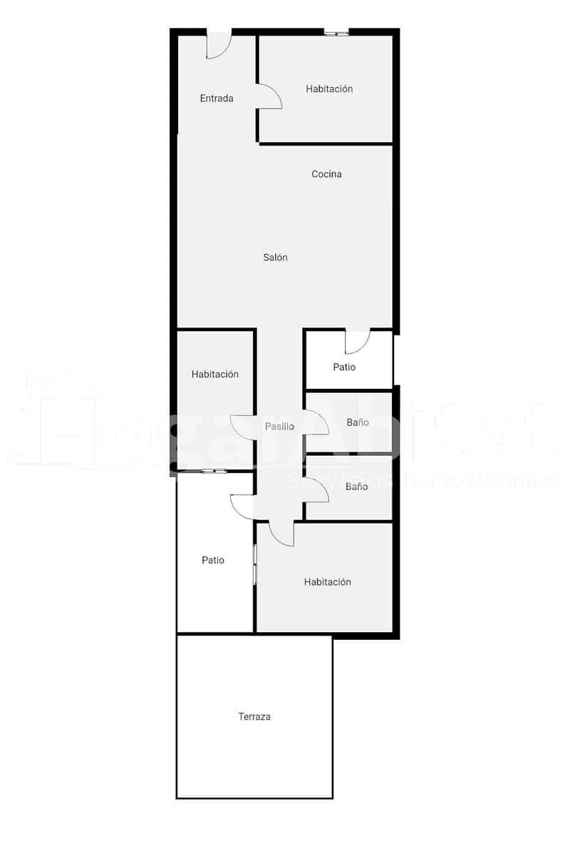 3 Zimmer Reihenhaus zu verkaufen in Palmera mit Garage - 219.000 € (Ref: 10025815)