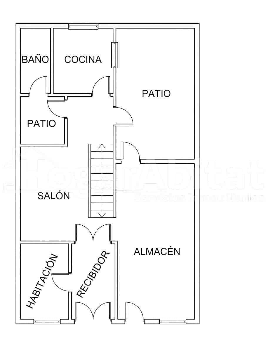 4 soveværelse Byhus til salg i Tavernes de la Valldigna - € 86.000 (Ref: 10027396)